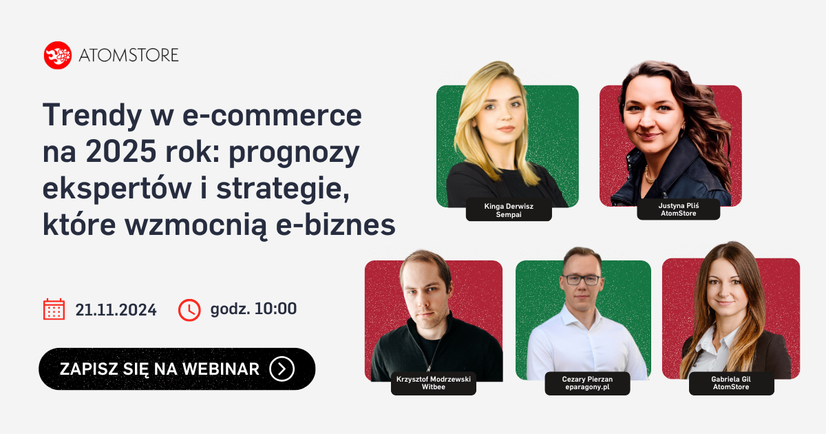 Webinar Trendy 2025 w e-commerce AtomStore